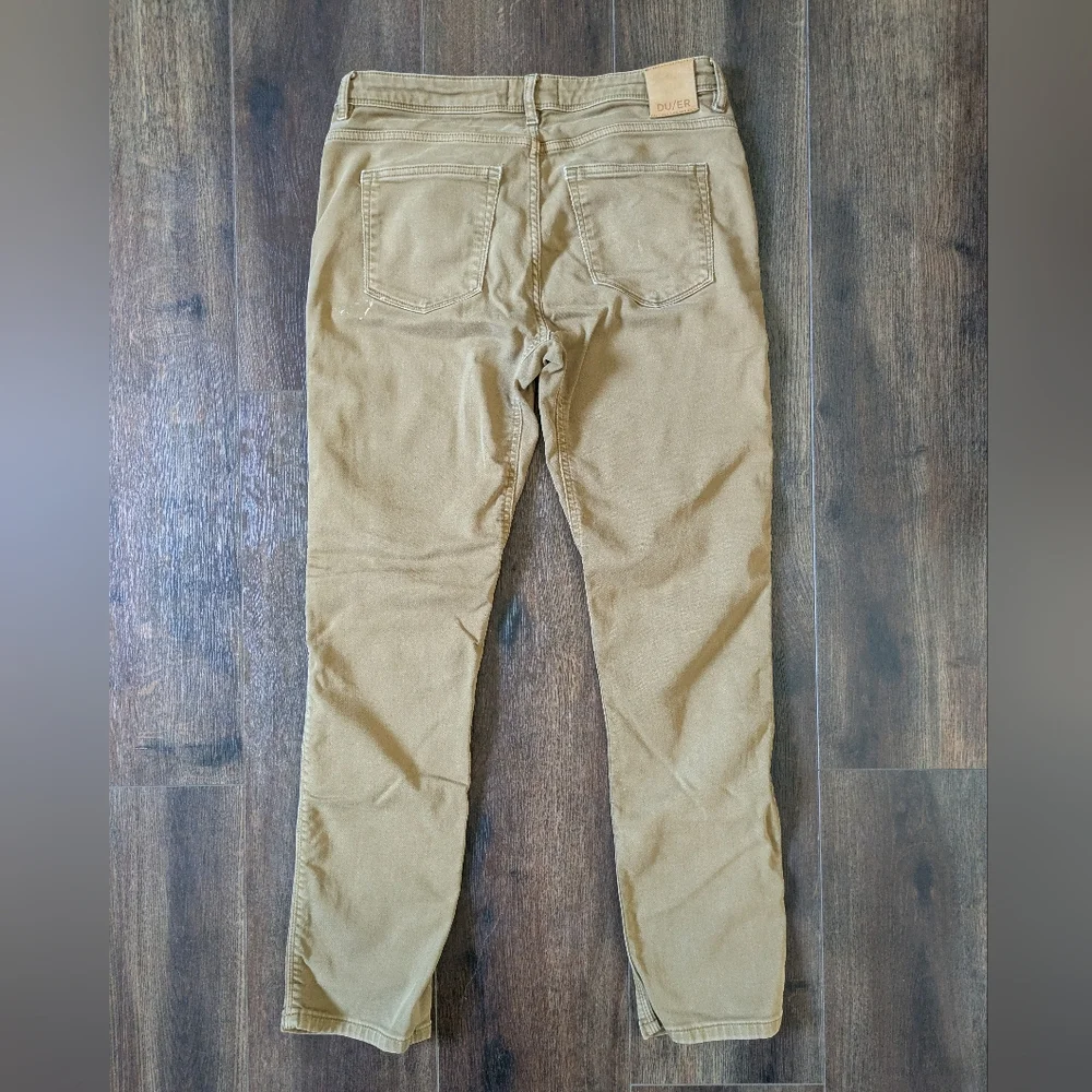 Du/er‎ Pants Mens Slim Fit 5 Pocket Pants Size 29x30 Gorpcore Casual Stretch